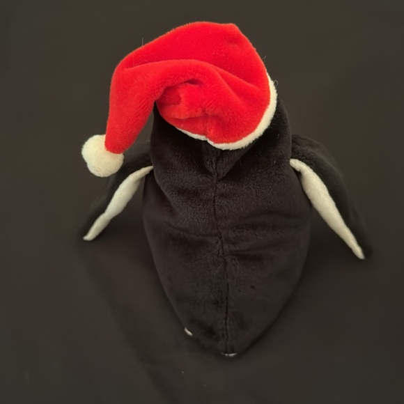 Beanie Babies 1998 Zero the penguin (no tag) and 2002 Jinglepup ornament (mlb) - Picture 3 of 10